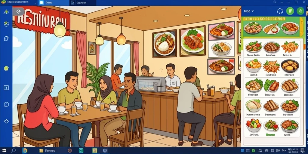 Tampilan utama <strong>55RP</strong> yang menarik dan mudah dinavigasi.