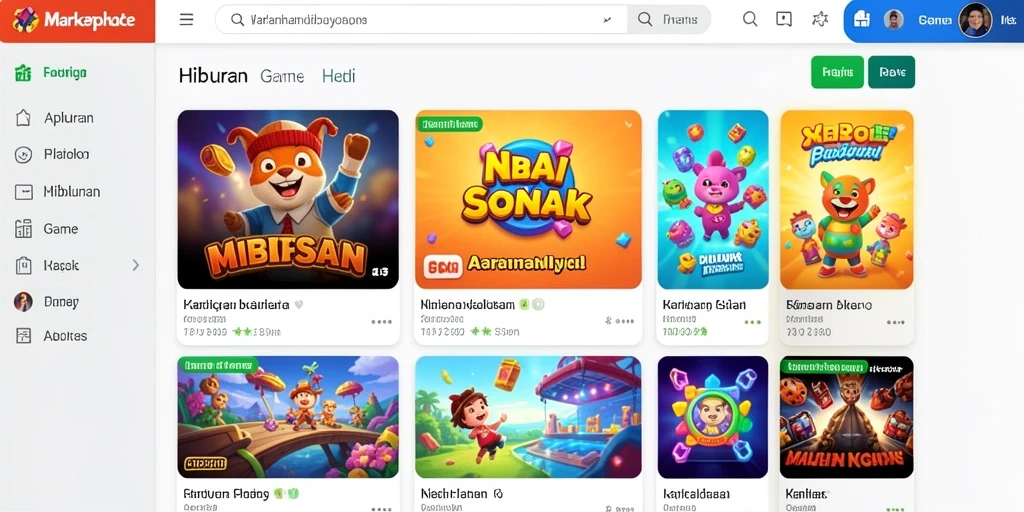 Screenshot menunjukkan karakter utama dalam aksi petualangan.