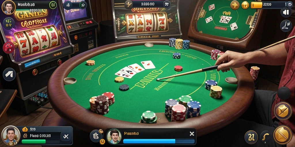 Tampilan utama aplikasi IDRGAME yang menarik.