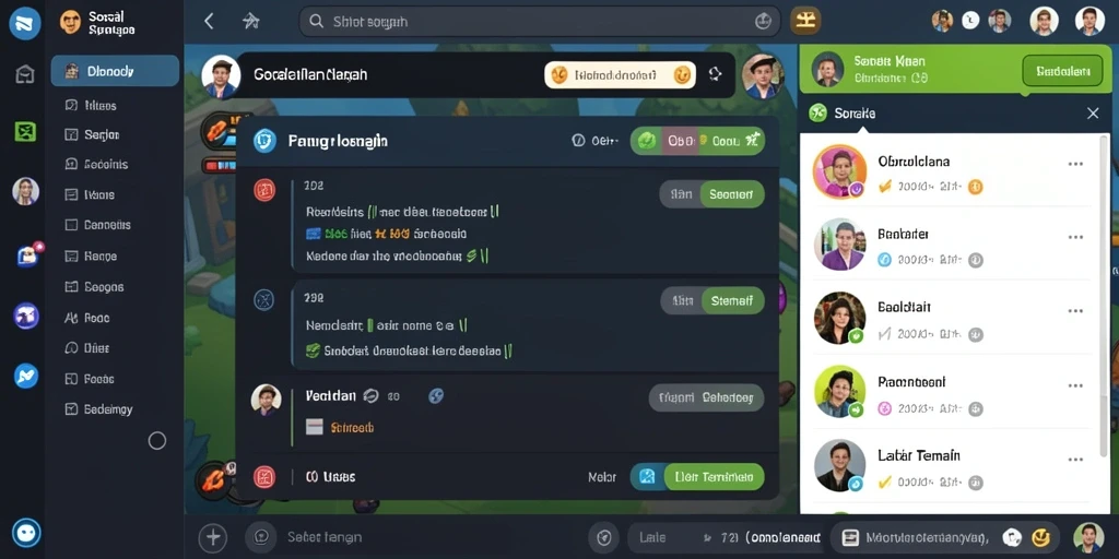 Tampilan awal permainan menunjukkan dunia fantasi yang indah.